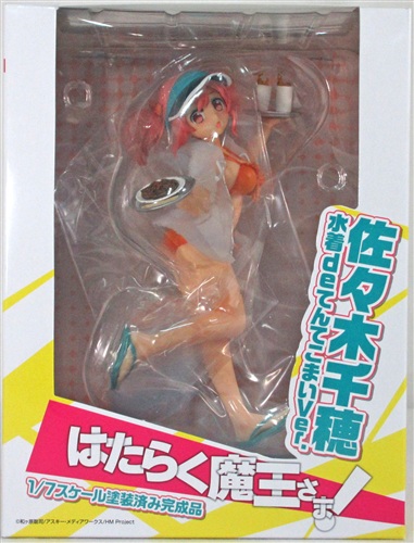 はたらく魔王さま 佐々木千穂 水着deてんてこまいver フィギュア キャラアニ 買取価格 1 600円 フィギュアならコムショップ買取
