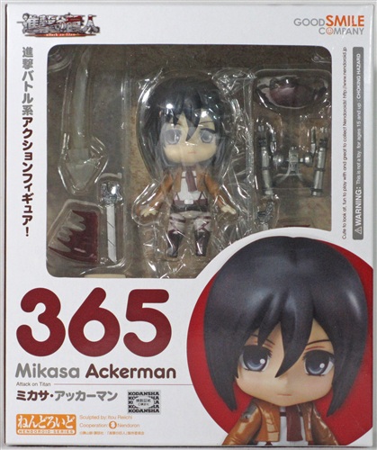 ねんどろいど 365 進撃の巨人 ミカサ アッカーマン フィギュア グッドスマイルカンパニー 買取価格 1 100円 フィギュア ならコムショップ買取