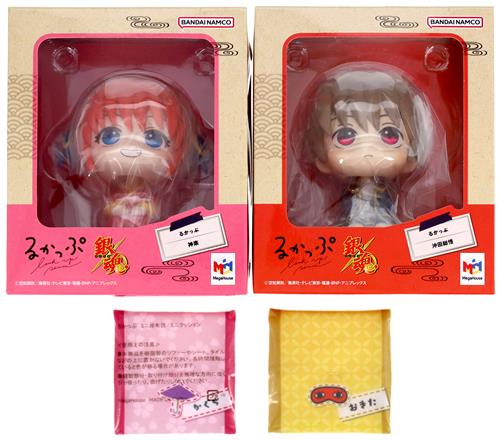 るかっぷ 銀魂 神楽&沖田総悟セット [限定座布団付き] 【プレミアムバンダイ限定】 【フィギュア】[メガハウス]