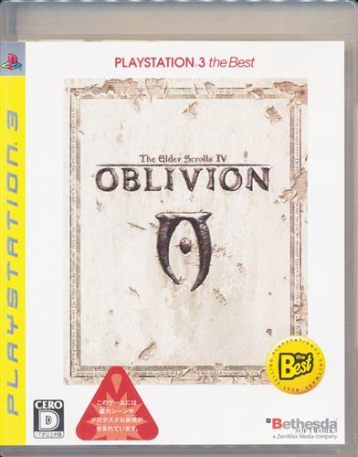 The Elder Scrolls Iv オブリビオン Playstation3 The Best Ps3 買取価格 10円 Ps3 ソフトならコムショップ買取