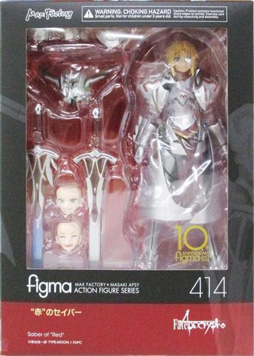 Figma 414 Fate Apocrypha 赤 のセイバー フィギュア マックスファクトリー フェイトアポクリファアカノセイバーフィグマ414 買取価格 2 600円 フィギュアならコムショップ買取