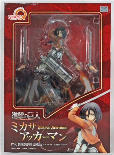 進撃の巨人 ミカサ アッカーマン フィギュア キューズq 買取価格 1 800円 フィギュアならコムショップ買取